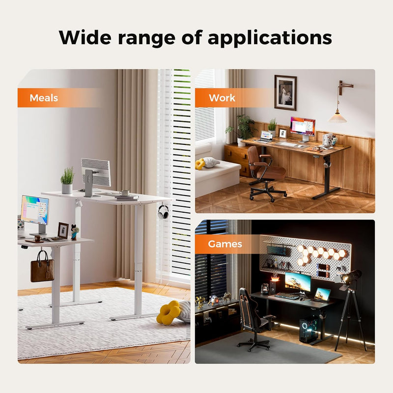 Electric Standing Desk 2 Memory Buttons Height