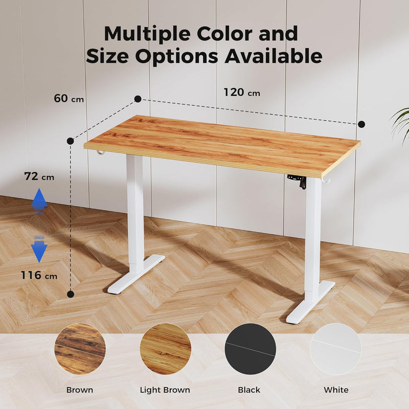 Electric Standing Desk 2 Memory Buttons Height