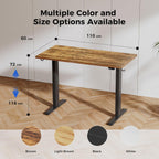 Electric Standing Desk 2 Memory Buttons Height
