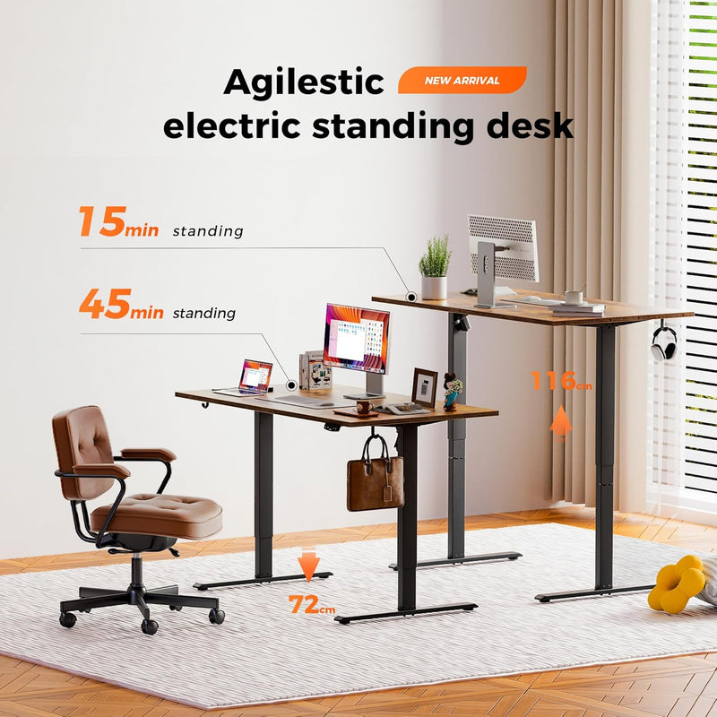 Electric Standing Desk 2 Memory Buttons Height