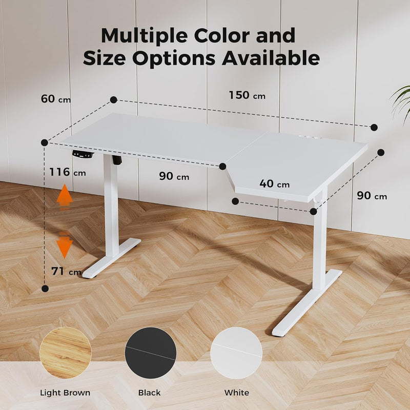 Electric Standing Desk 2 Memory Buttons Height