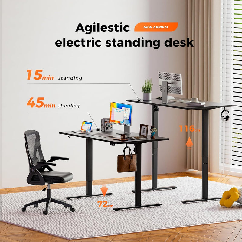 Electric Standing Desk 2 Memory Buttons Height