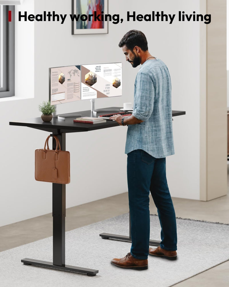 Electric Standing Desk One Piece