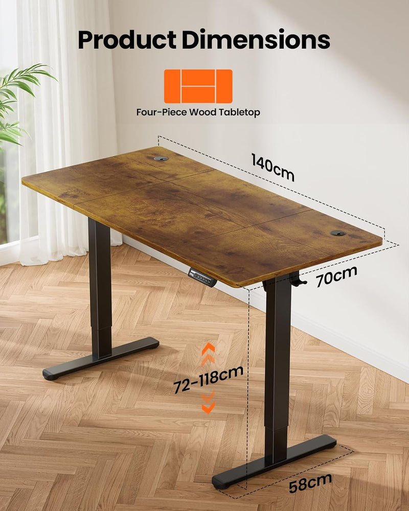 Electric Standing Desk 4 Memory