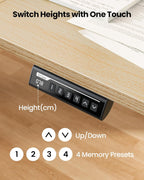 Electric Standing Desk Height Adjustable