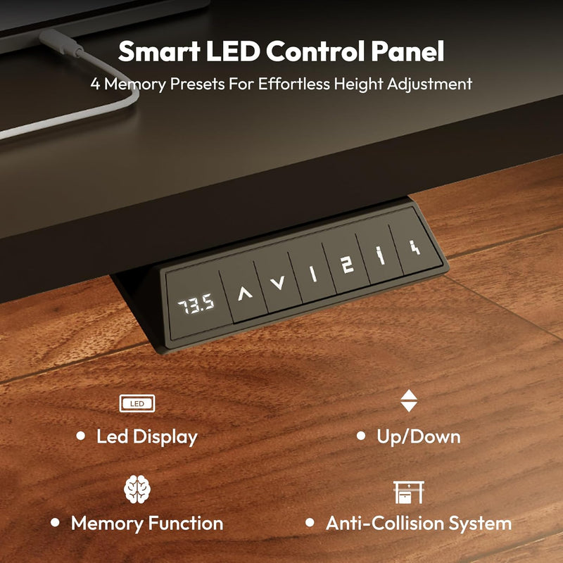 Electric Standing Desk One Piece