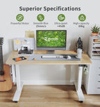 Electric Standing Desk Height Adjustable Sit Stand Up