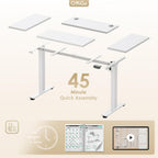Electric Standing Desk Height Adjustable with 2
