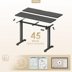 Electric Standing Desk Height Adjustable with 2