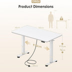 Electric Standing Desk Height Adjustable with 2