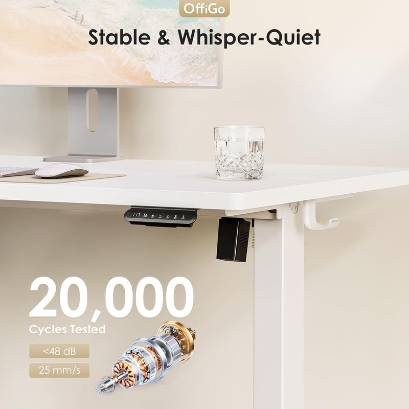 Desk Height Adjustable with 2 Memory Presets