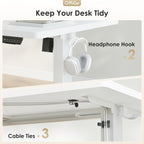 Electric Standing Desk Height Adjustable with 2