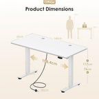 Electric Standing Desk Height Adjustable with 2