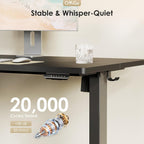 Electric Standing Desk Height Adjustable with 2