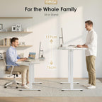 Electric Standing Desk Height Adjustable with 2