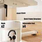 Electric Standing Desk Height Adjustable with Memory