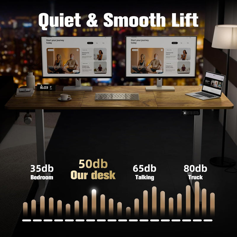 Electric Standing Desk 2 Memory Heights Height