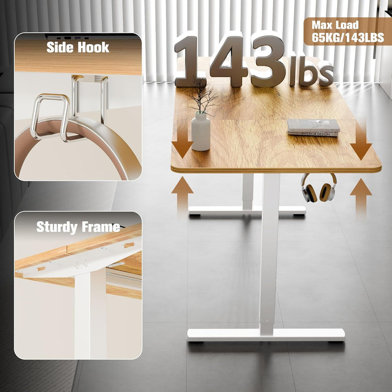 Electric Standing Desk 2 Memory Heights Height