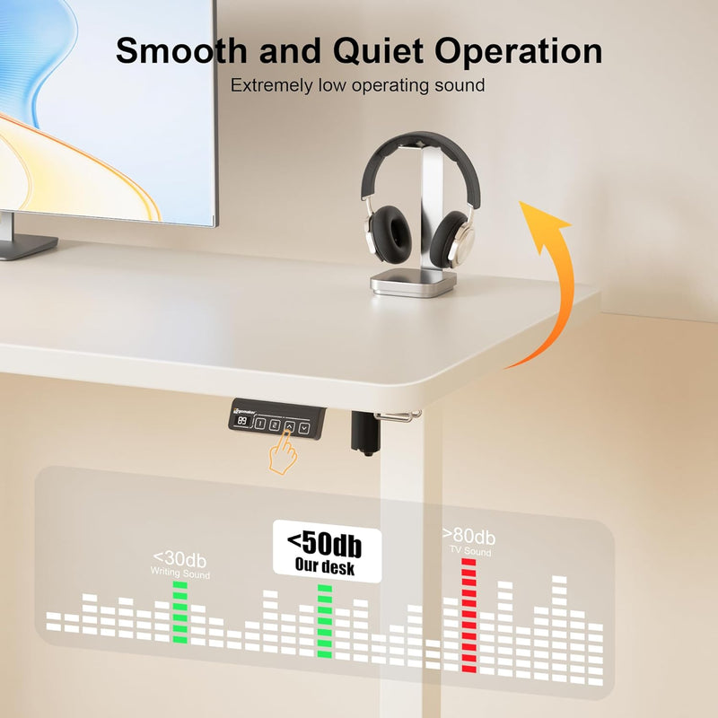 Electric Standing Desk 2 Memory Heights Height