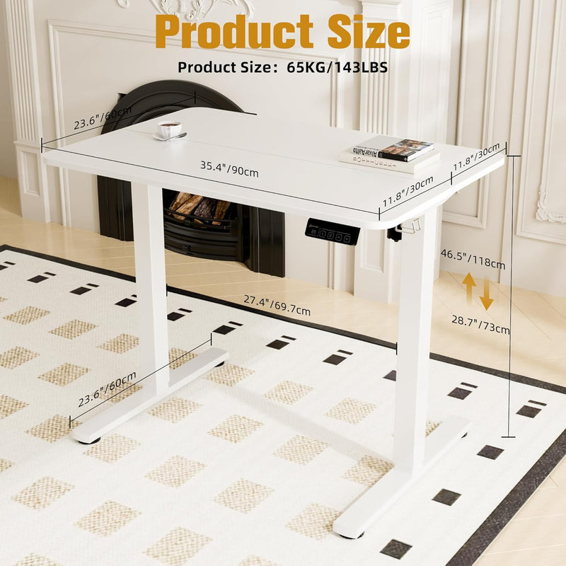 Electric Standing Desk 2 Memory Heights Height