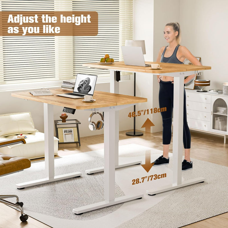 Electric Standing Desk 2 Memory Heights Height