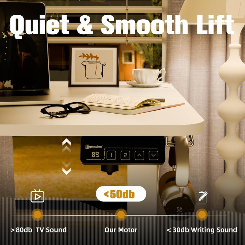 Electric Standing Desk 2 Memory Heights Height