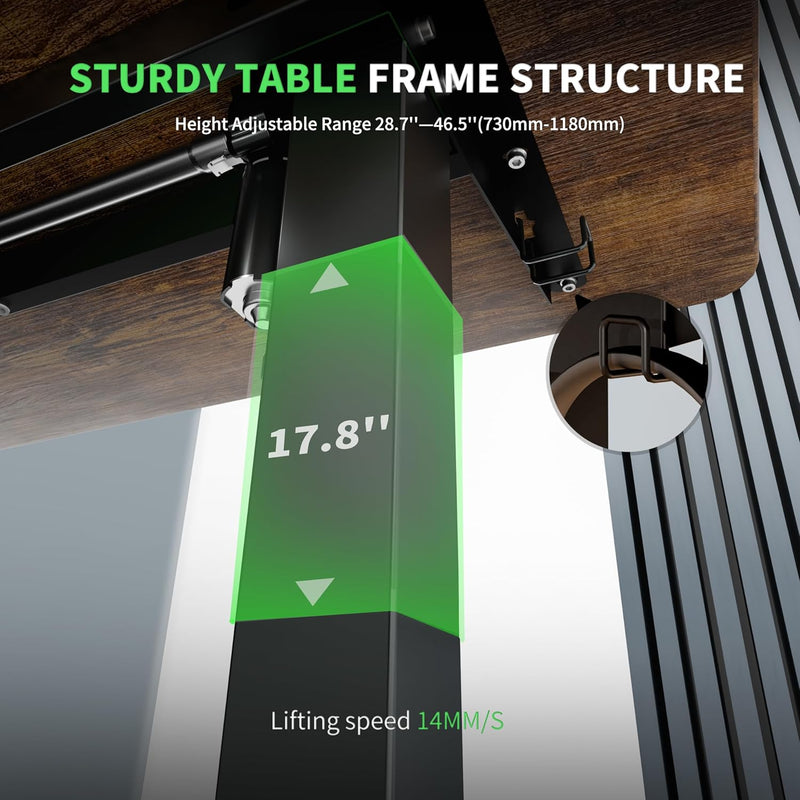 Electric Standing Desk 2 Memory Heights Height