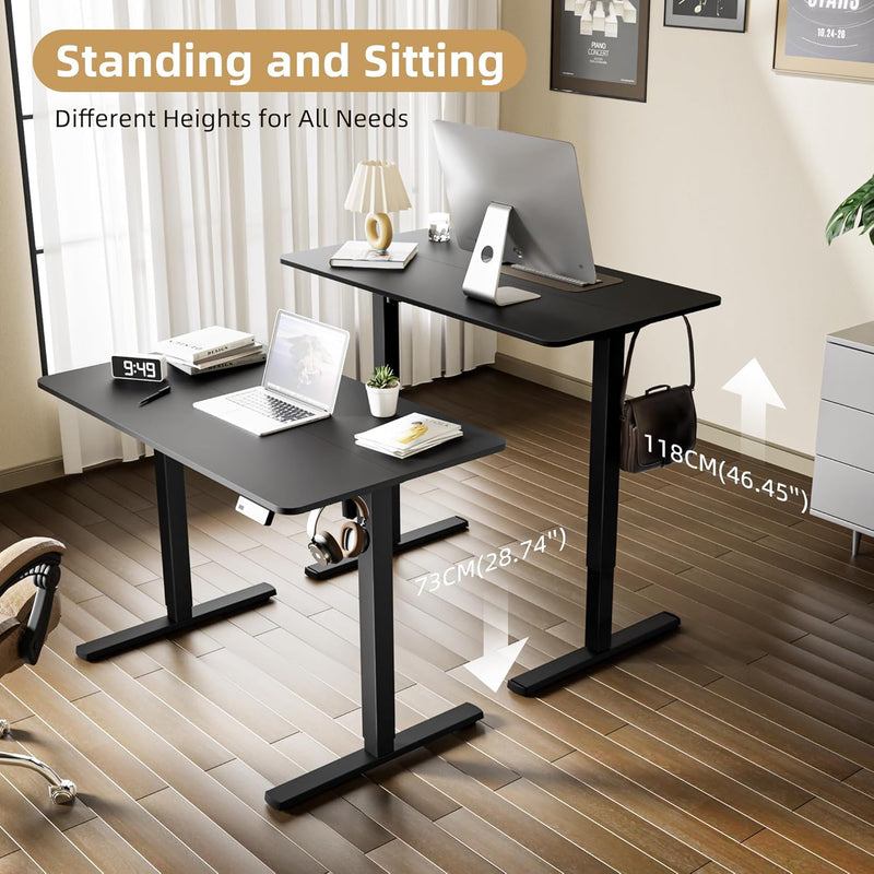 Electric Standing Desk 2 Memory Heights Height