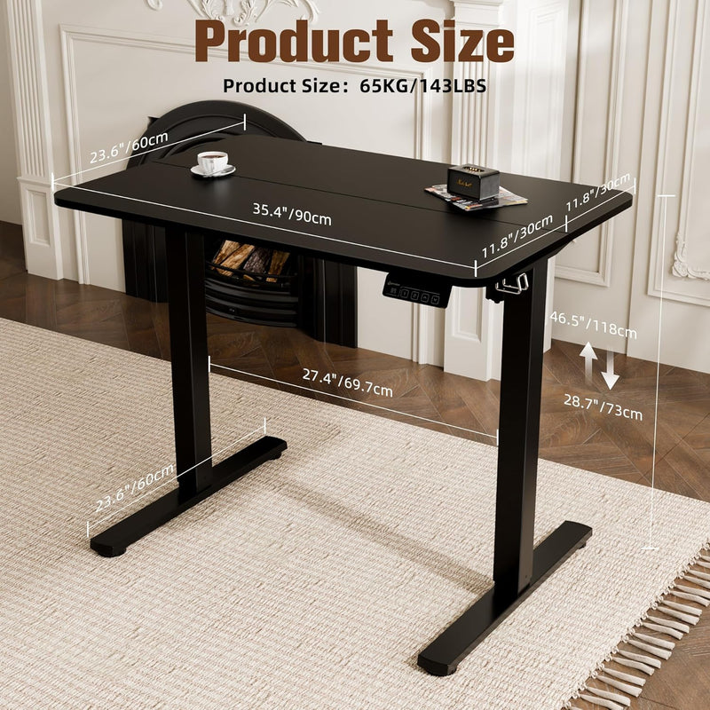 Electric Standing Desk 2 Memory Heights Height