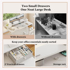 Electric Standing Desk LED Plug Movable Monitorstand