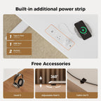 Electric Standing Desk LED Plug Movable Monitorstand