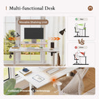 Electric Standing Desk LED Plug Movable Monitorstand