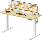 Electric Standing Desk Oak