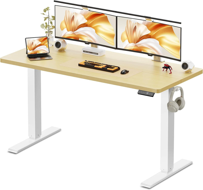 Electric Standing Desk Oak