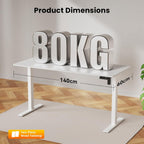 Electric Standing Desk Oak