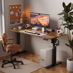 Electric Standing Desk Oak