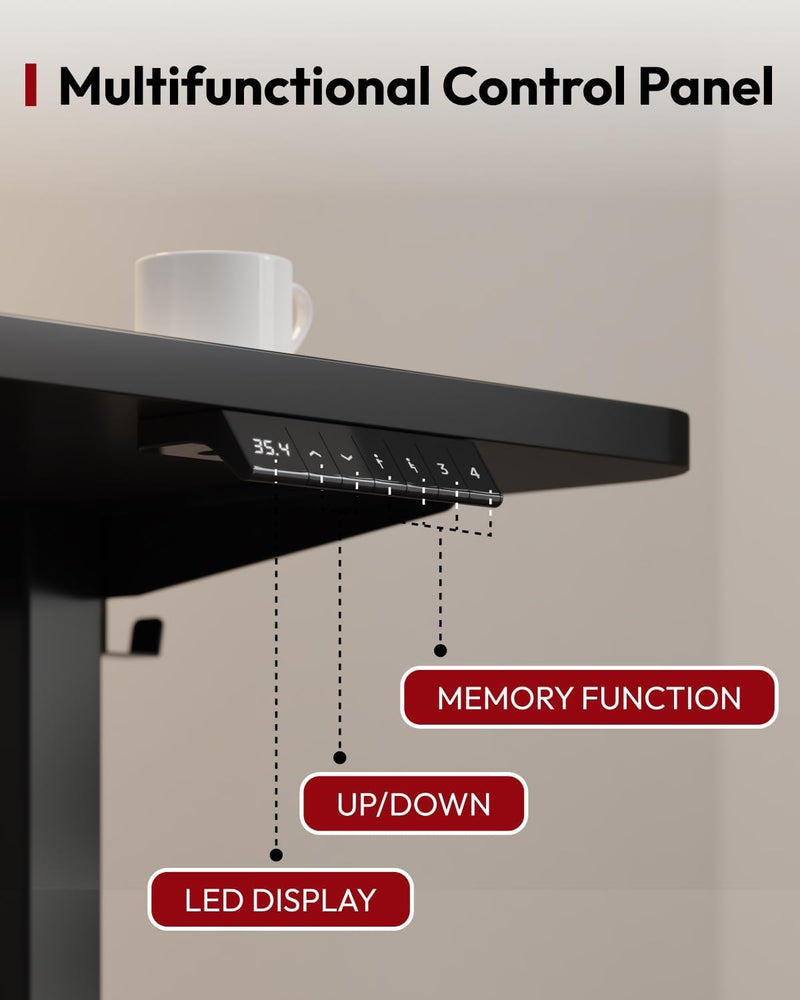 Electric Standing Desk One Piece