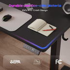 Electric Standing Desk Rustic