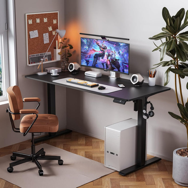 Electric Standing Desk Rustic