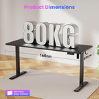 Electric Standing Desk Rustic