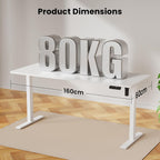 Electric Standing Desk Rustic