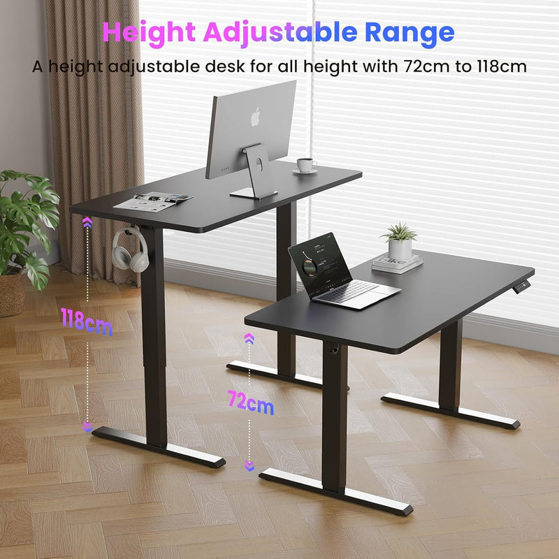 Electric Standing Desk Rustic