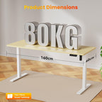 Electric Standing Desk Rustic