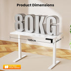 Electric Standing Desk Rustic