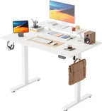 Electric Standing Desk LED Plug Movable Monitorstand