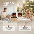 Electric Table Fire Mia Decorative Electrical Fireplace