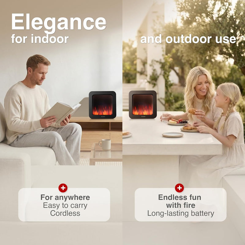 Electric Table Fire Mia Decorative Electrical Fireplace