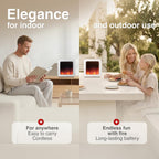 Electric Table Fire Mia Decorative Electrical Fireplace