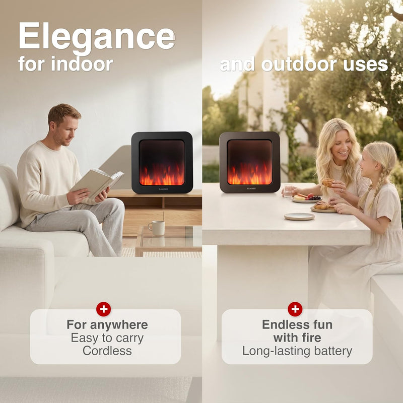 Electric Table Fire Mia Decorative Electrical Fireplace