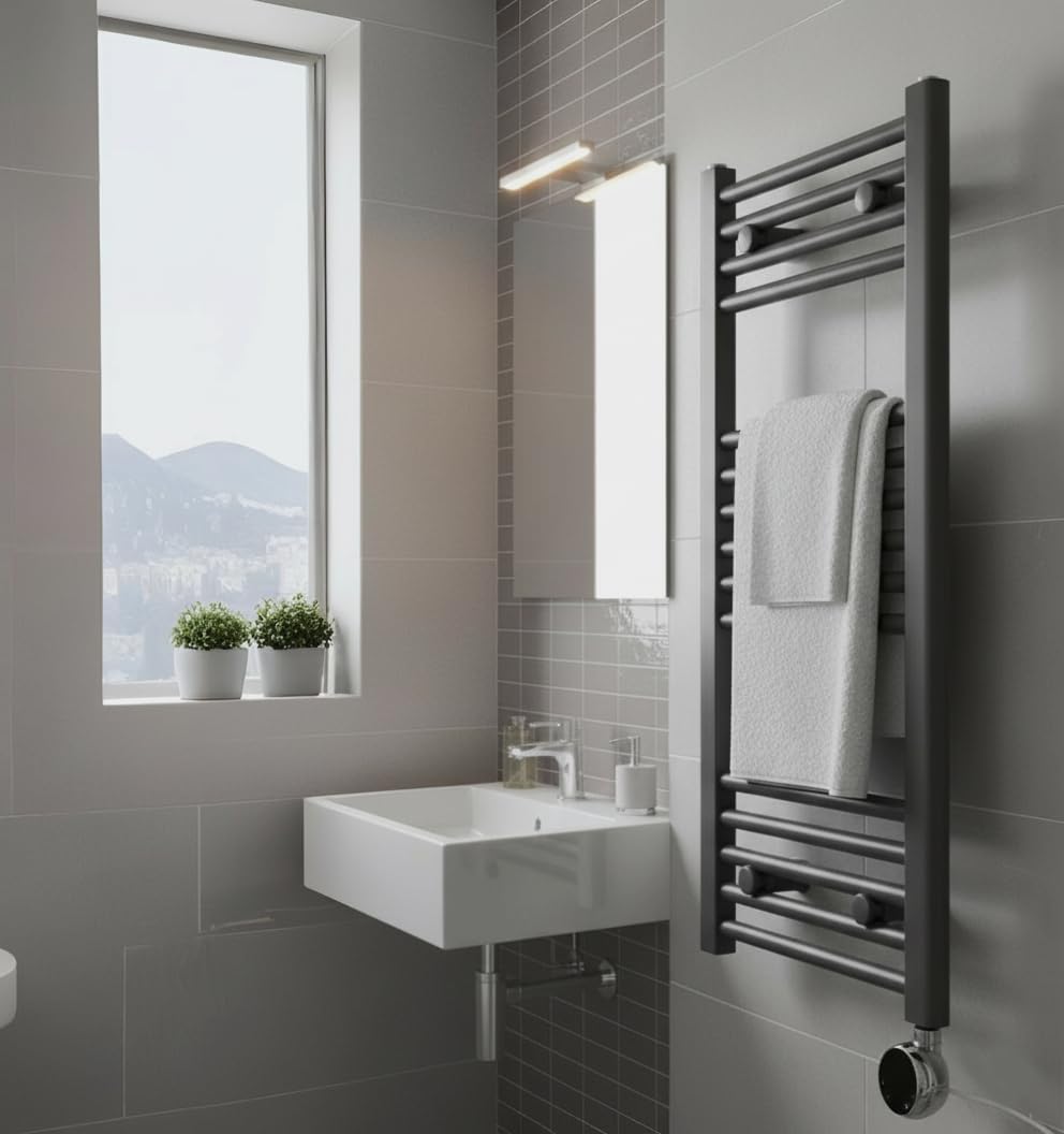 Electric Wifi Heated Towel Rail 500MM